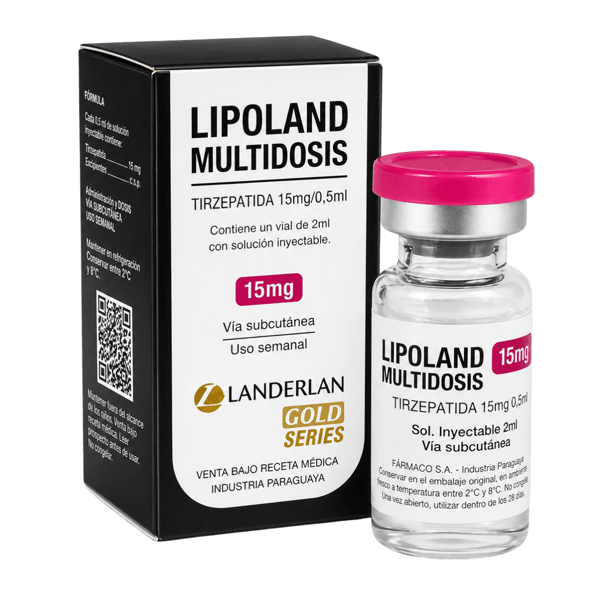 LIPOLAND TIRZEPATIDA 15MG - 01 VIAL