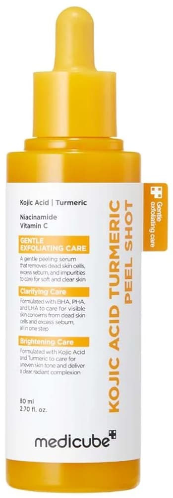 ESFOLIANTE FACIAL MEDICUBE KOJIC ACID TURMERIC PEEL SHOT – 80ML