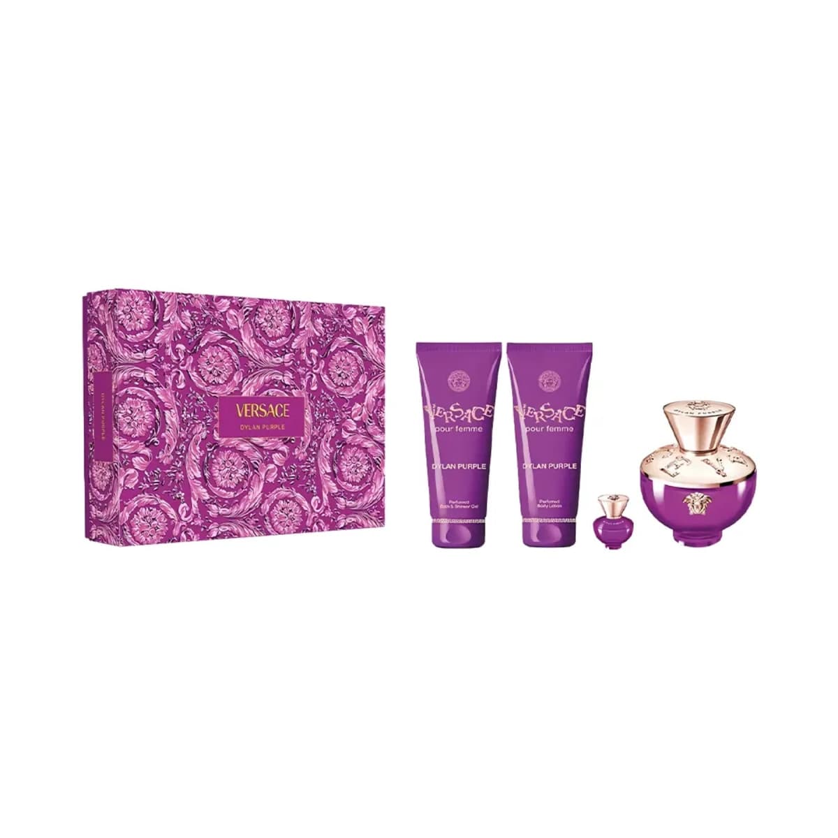 VERSACE KIT DYLAN PURPLE FEM EAU DE PARFUM 100ML