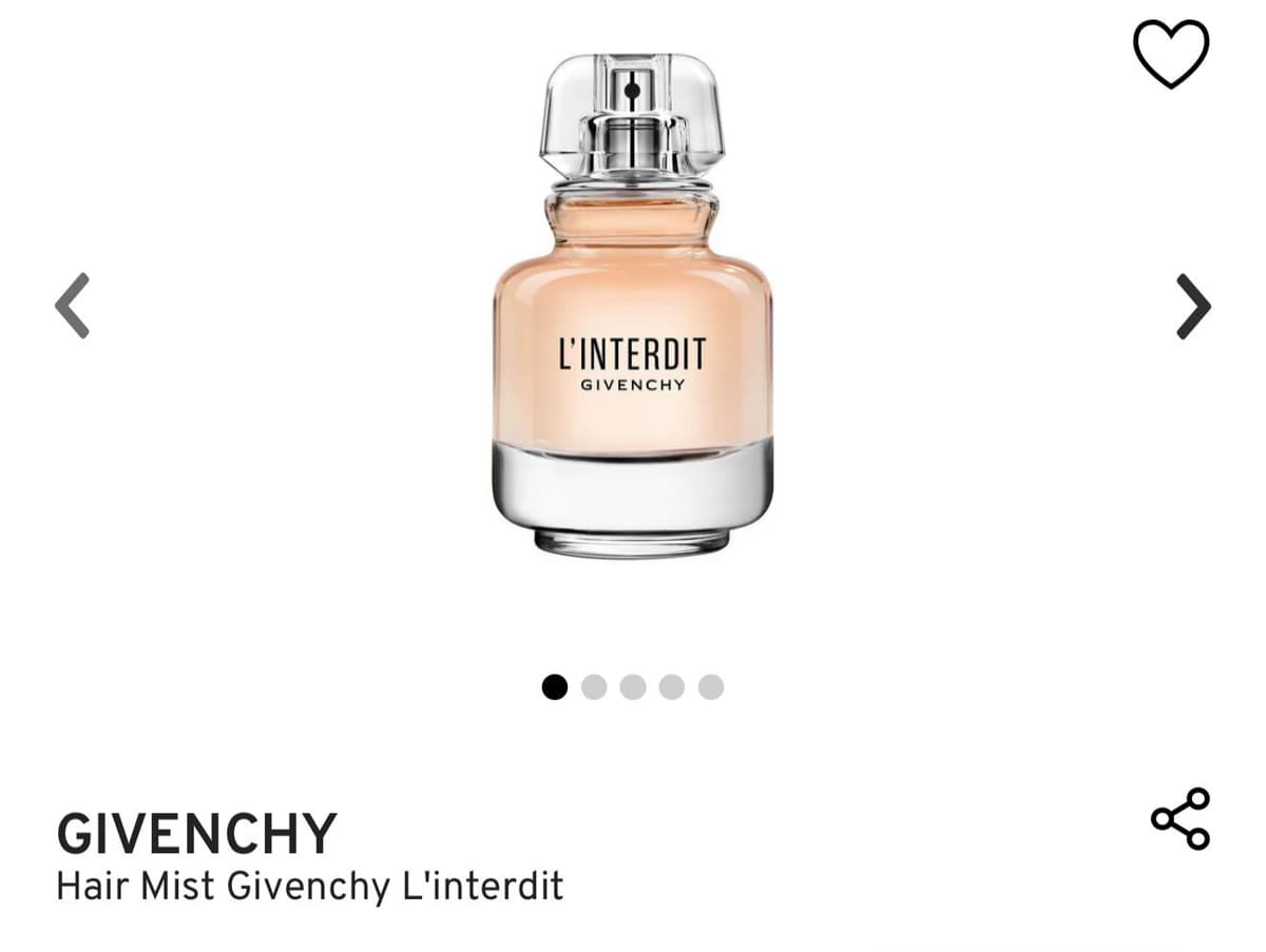 GIVENCHY L'INTERDIT HAIR MIST FEMININO