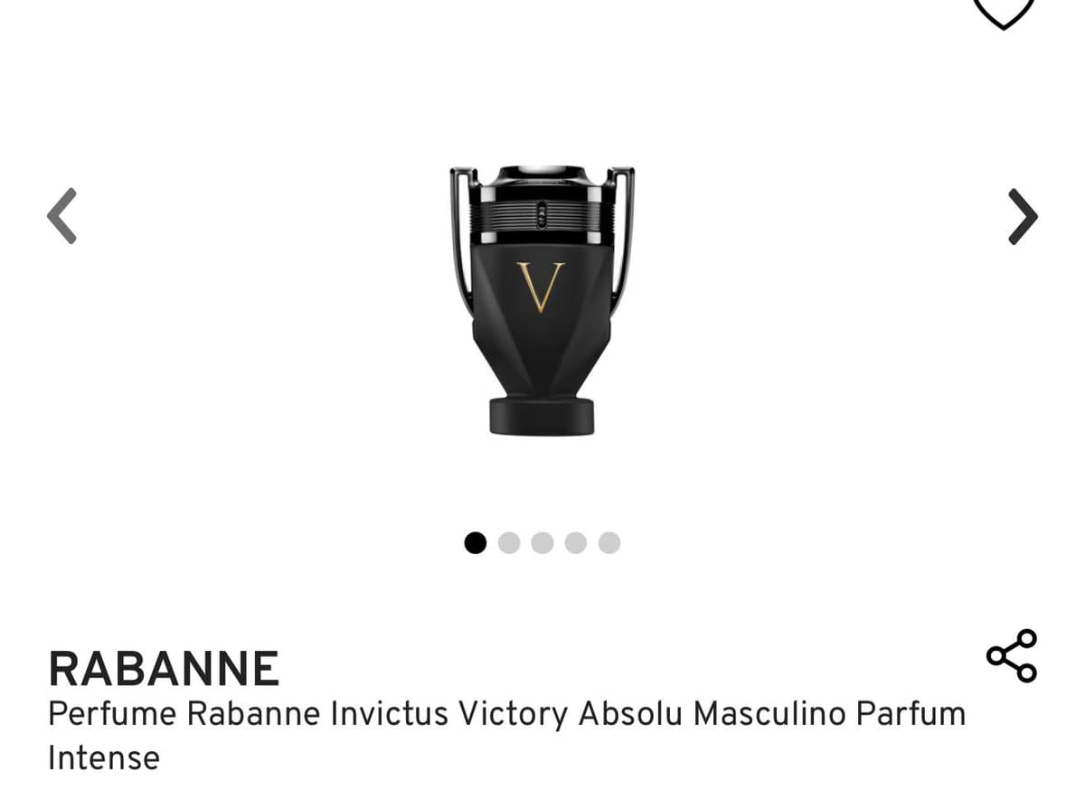 RABANNE INVICTUS VICTORY ABSOLU MASCULINO PARFUM INTENSE