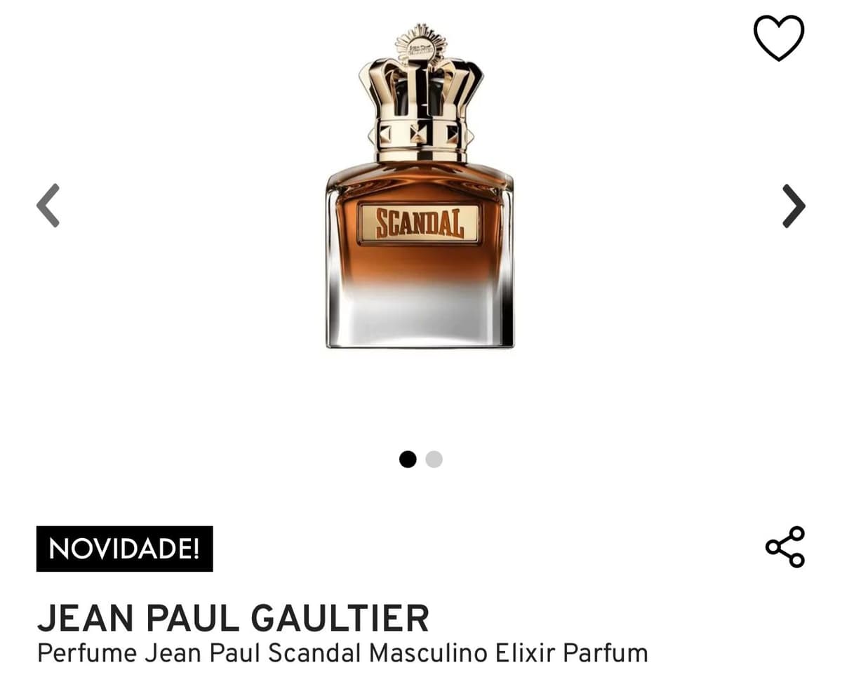 JEAN PAUL GAULTIER SCANDAL MASCULINO ELIXIR PARFUM