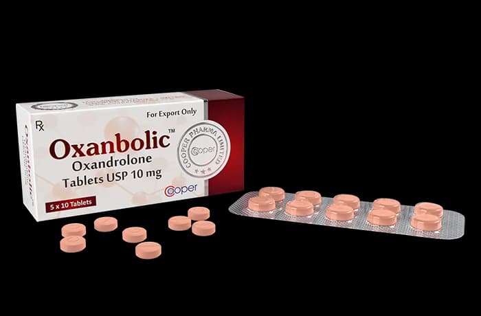 COOPER OXANBOLIC (OXANDROLONE UPS) 10MG - 05 TABLETS