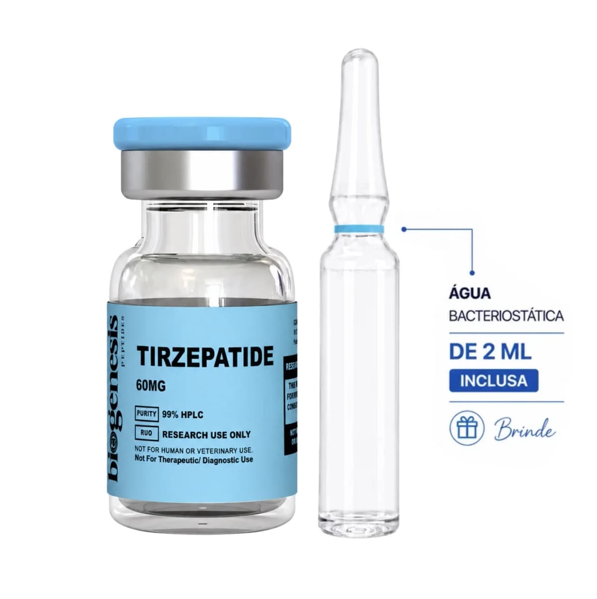 BIOGENESIS TIRZEPATIDE 60MG - 01 VIAL
