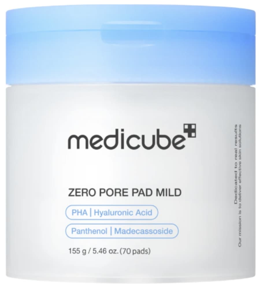 ALMOFADA TÔNICA MEDICUBE ZERO PORE PAD MILD – 155G (70 UNIDADES)