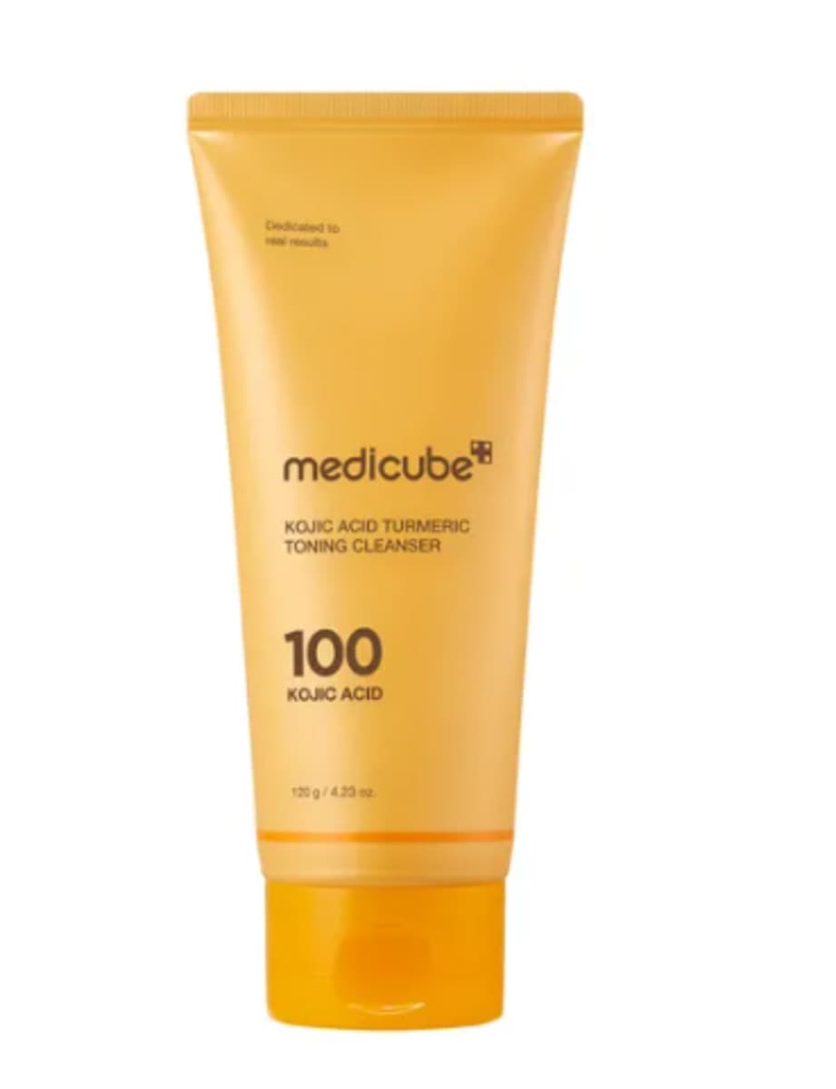 SABONETE FACIAL MEDICUBE KOJIC ACID TURMERIC TONING 120G