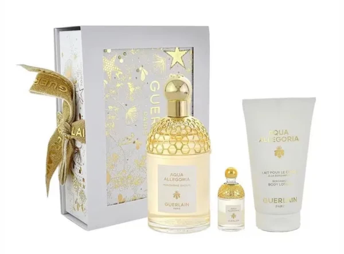 GUERLAIN SET AQUA ALLEGORIA EAU DE PARFUM 75ML+ BODY LOTION75ML+7.5ML EDP