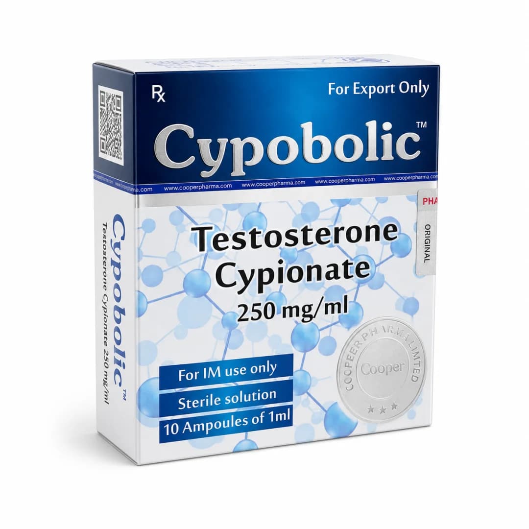 COOPER CYPOBOLIC (CIPIONATO DE TESTOSTERONA) 250MG - 10 VIAL