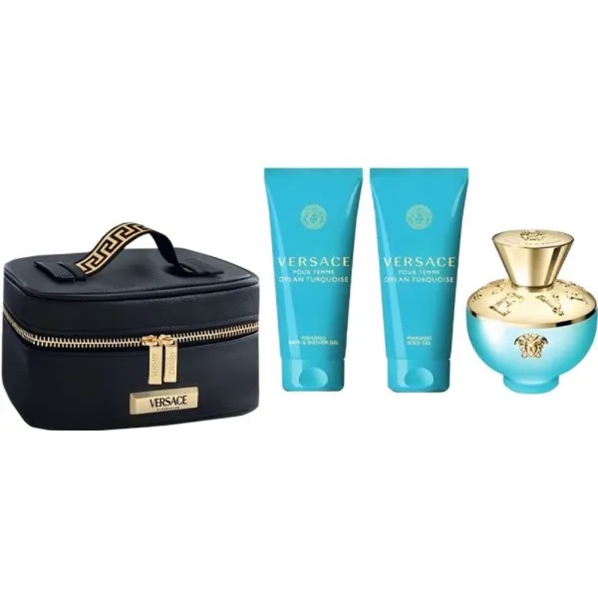 VERSACE KIT DYLAN TURQUOISE F EAU DE TOILETTE 100ML+GEL100ML+BG100ML+ES