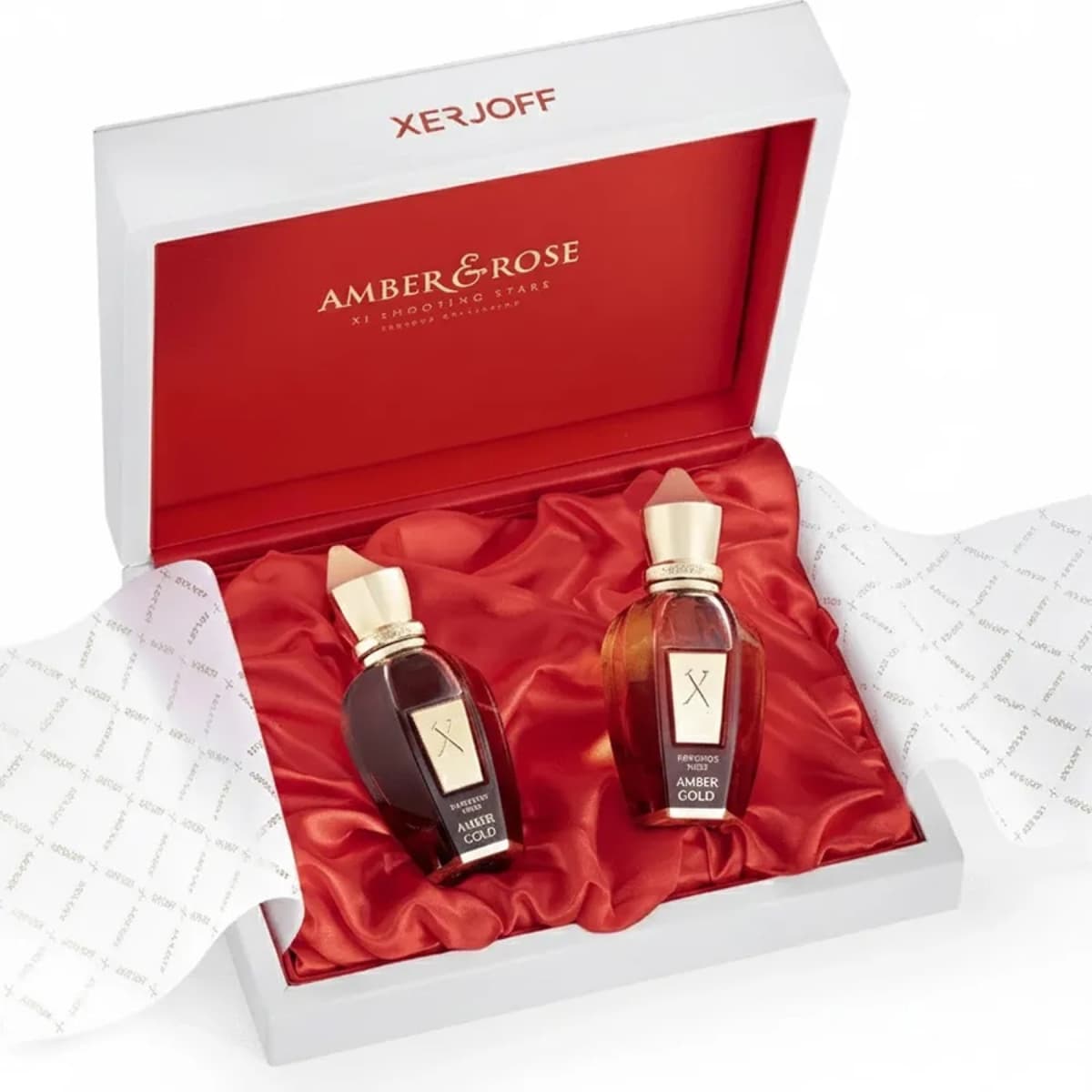XERJOFF MIXING EXPERIENCE AMBER & ROSE PARFUM 2X50ML