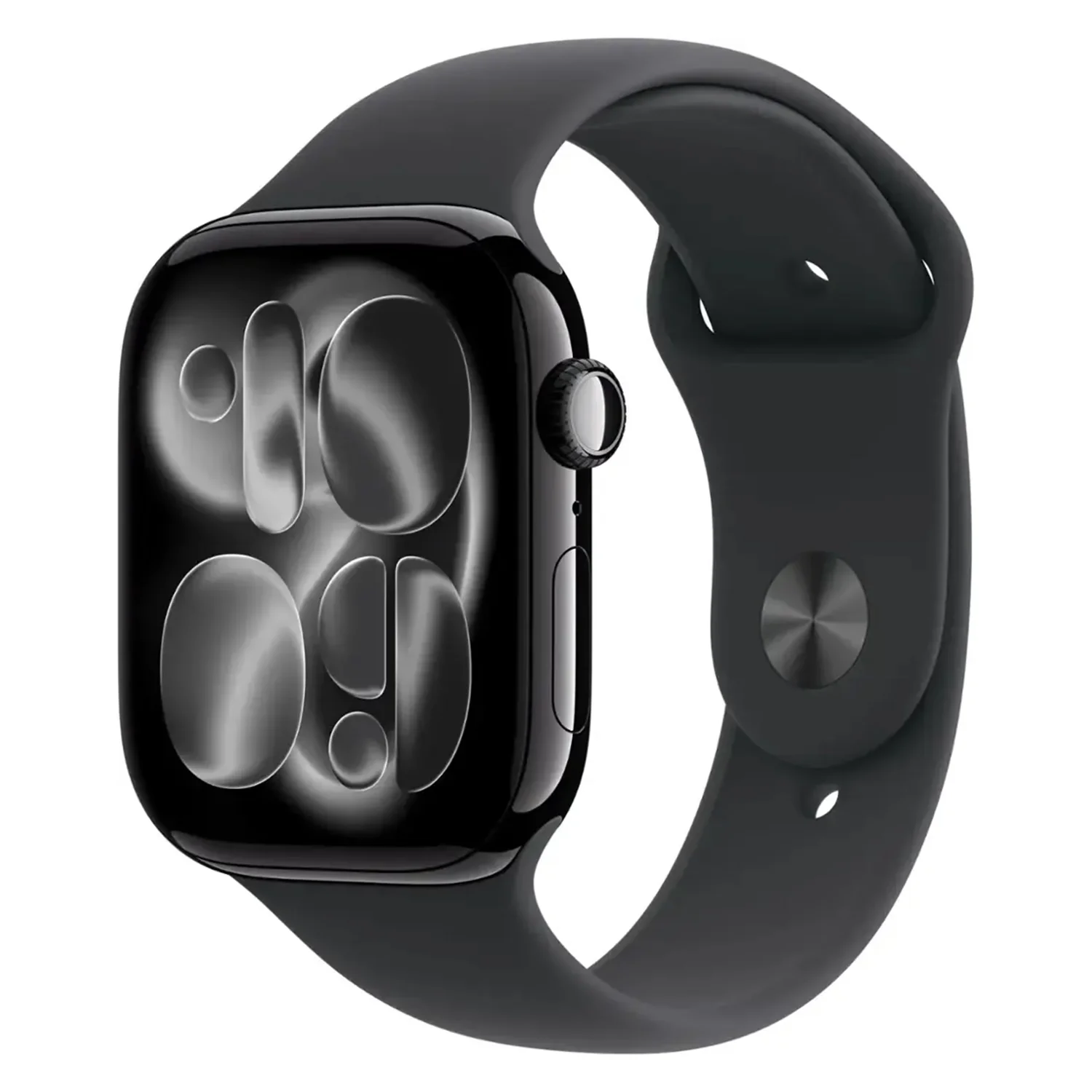 Apple Watch Series 11 MEUW4LW/A Caixa Alumínio 46mm Preto Brilhante - Esportiva Preto S/M