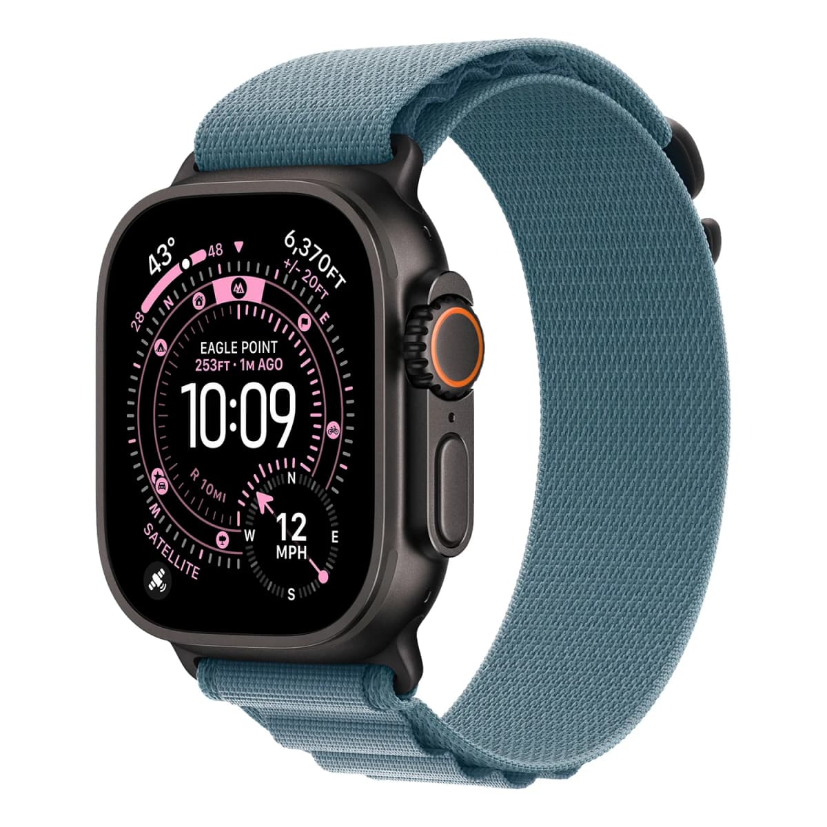 Apple Watch Ultra 3 Celular + GPS Caixa Titânio Preto 49mm - Loop Alpine