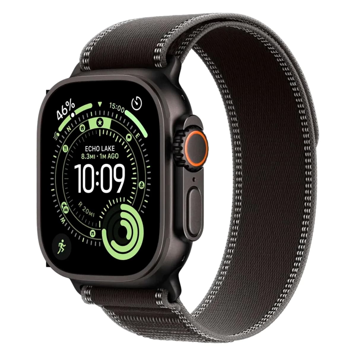 Apple Watch Ultra 3 Celular + GPS Caixa Titânio Preto 49mm - Loop Trail Preto