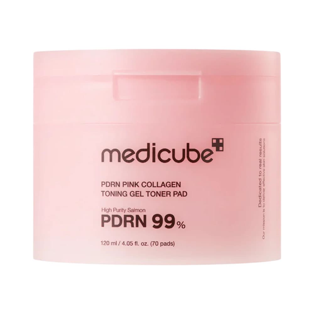 PADS MEDICUBE PDRN PINK COLLAGEN TONING GEL TONER 120ML