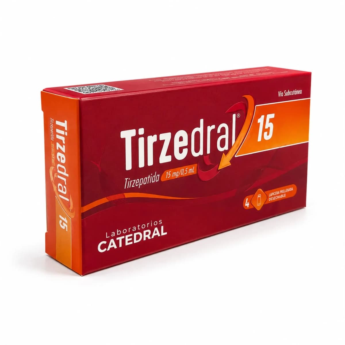 TIRZEDRAL TIRZEPATIDA 15MG/0,5ML - 04 VIAL