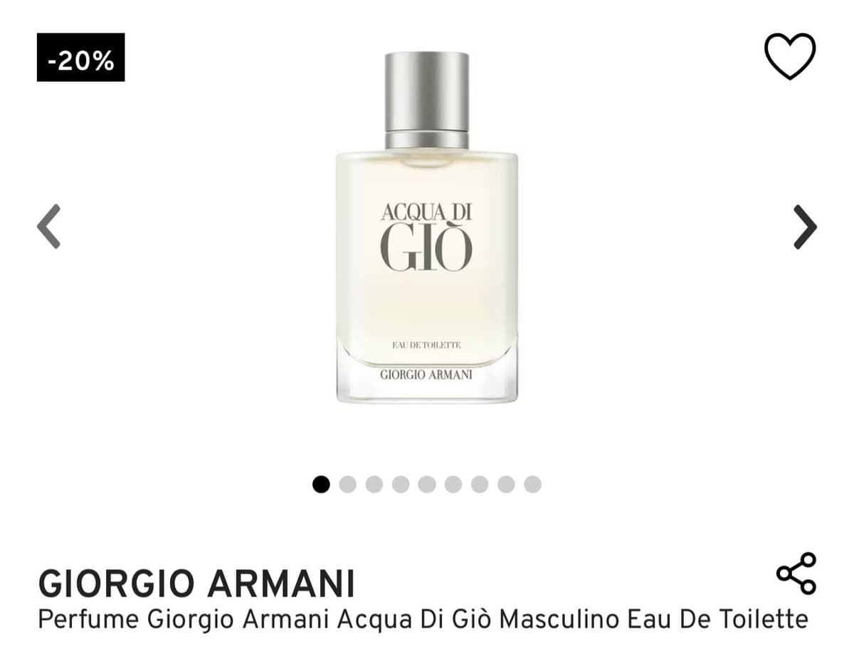 GIORGIO ARMANI ACQUA DI GIÒ MASCULINO EAU DE TOILETTE
