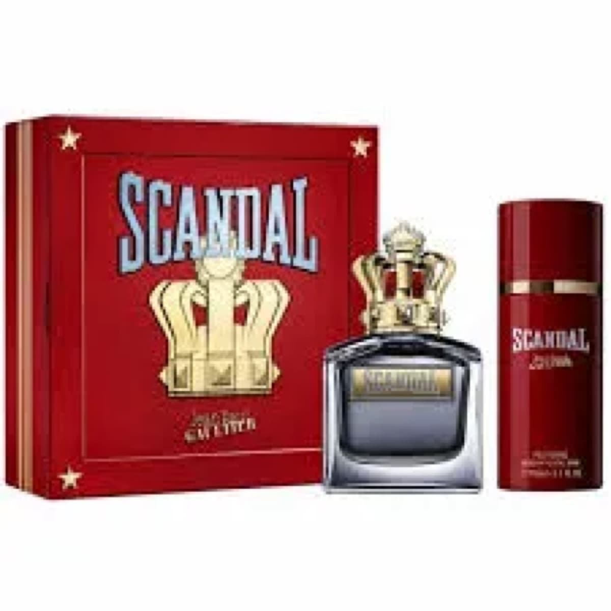JEAN PAUL GAULTIER SET SCANDAL EAU DE TOILETTE 100ML + DEO SPRAY 150ML