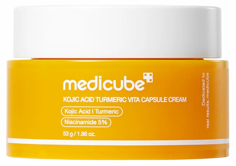 CREME FACIAL MEDICUBE KOJIC ACID TURMERIC NIACINAMIDE CAPSULE – 53G