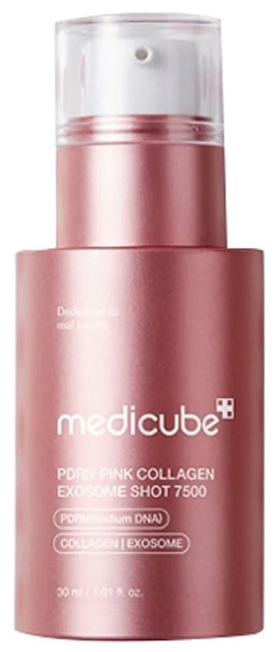 SORO FACIAL MEDICUBE PDRN PINK COLLAGEN EXOSOME SHOT 7500 – 30ML