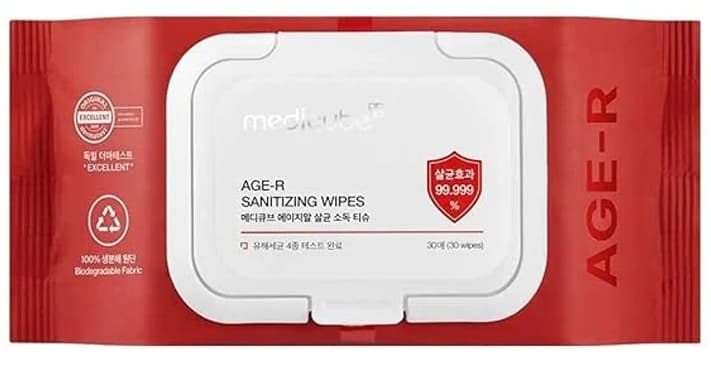 DEMAQUILANTE MEDICUBE AGE-R SANTIZING (30 UNIDADES)