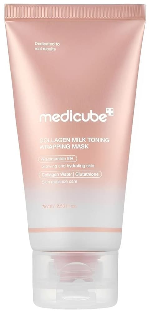MÁSCARA FACIAL MEDICUBE COLLAGEN MILK TONING WRAPPING – 75ML