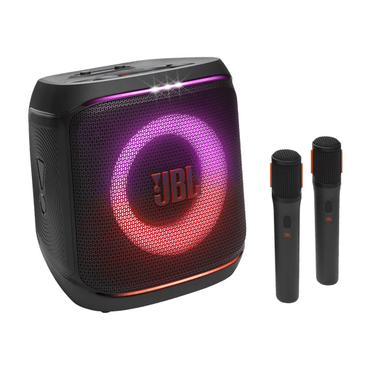 JBL speaker party box encore 2 plus C/2 microfono bivolt black