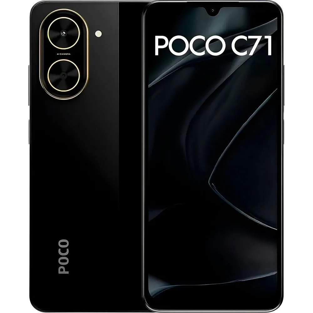 Celular xiaomi poco c71 6.88" ds lte 3/64gb 15w us black