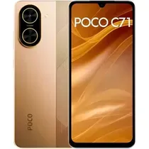 Celular xiaomi poco c71 6.88" ds lte 3/64gb 15w us gold