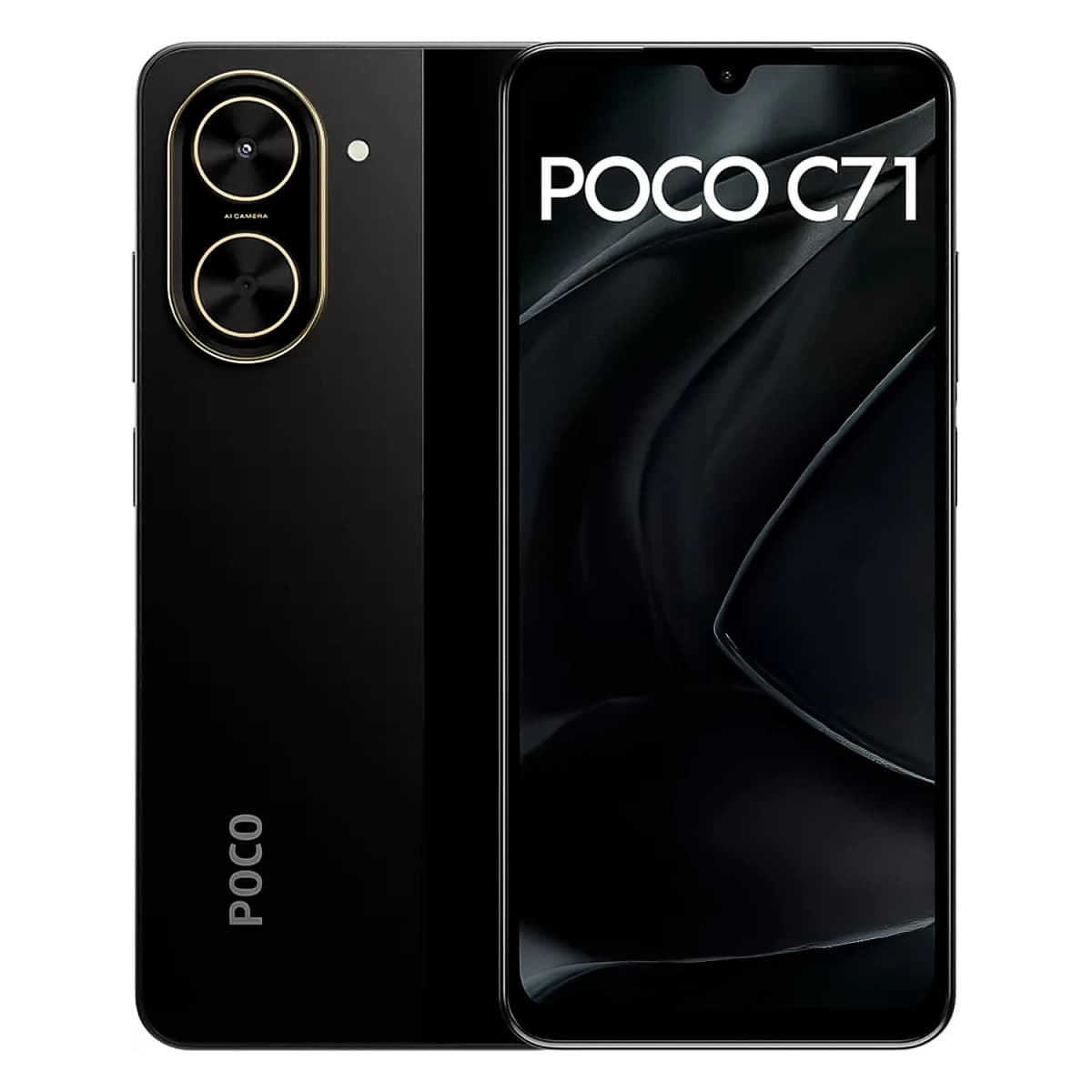 Smartphone Xiaomi Poco C71 Global 64GB 3GB RAM Dual SIM Tela 6.88" - Preto (Lacre Pequeno)
